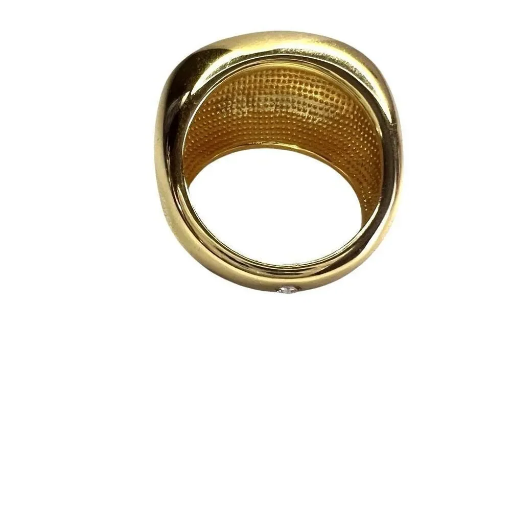 18k gold filled Dome Puff Bubble Chunky Statement Ring